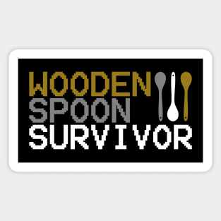 Wooden Spoon Survivor Sticker